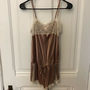 Victoria’s Secret lace silky romper